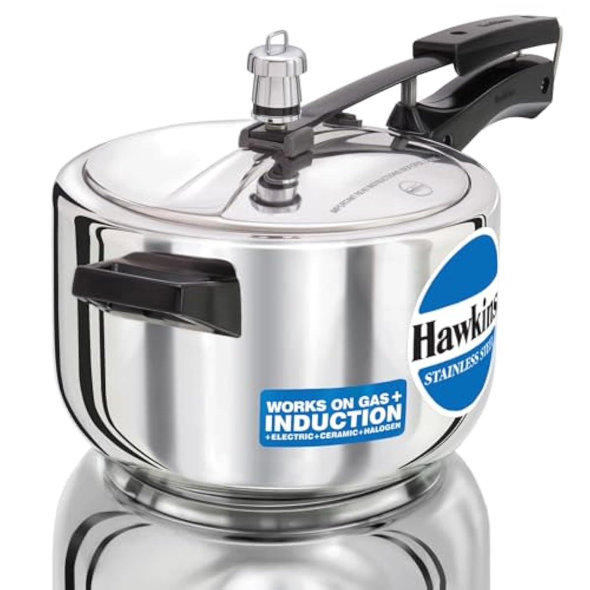 Hawkins 5 Litre Pressure Cooker, Stainless Steel Inner Lid C