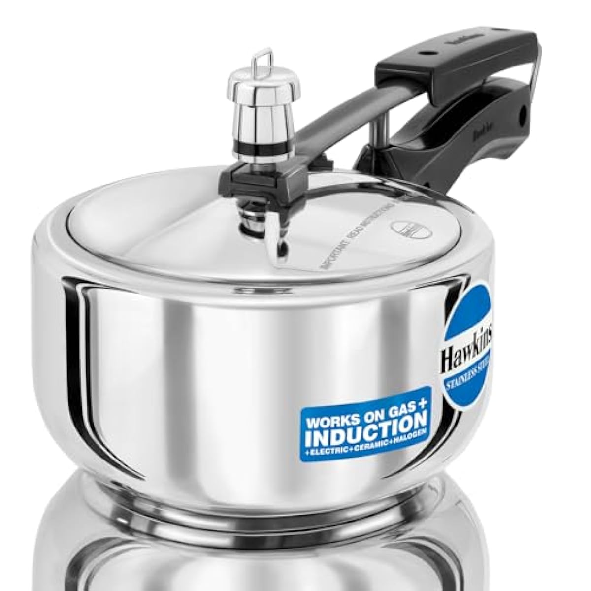 Hawkins 5 Litre Pressure Cooker, Stainless Steel Inner Lid C