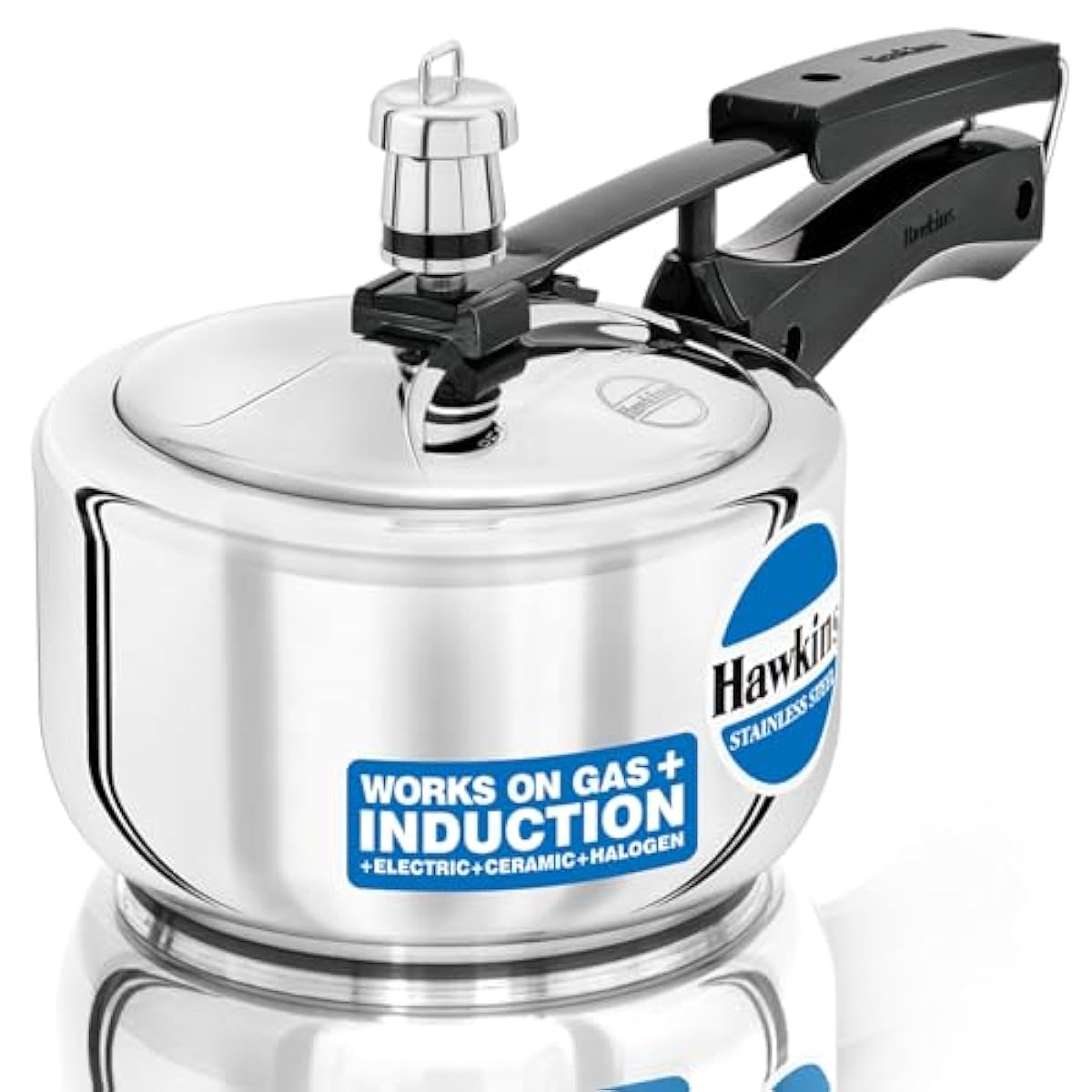Hawkins 5 Litre Pressure Cooker, Stainless Steel Inner Lid C