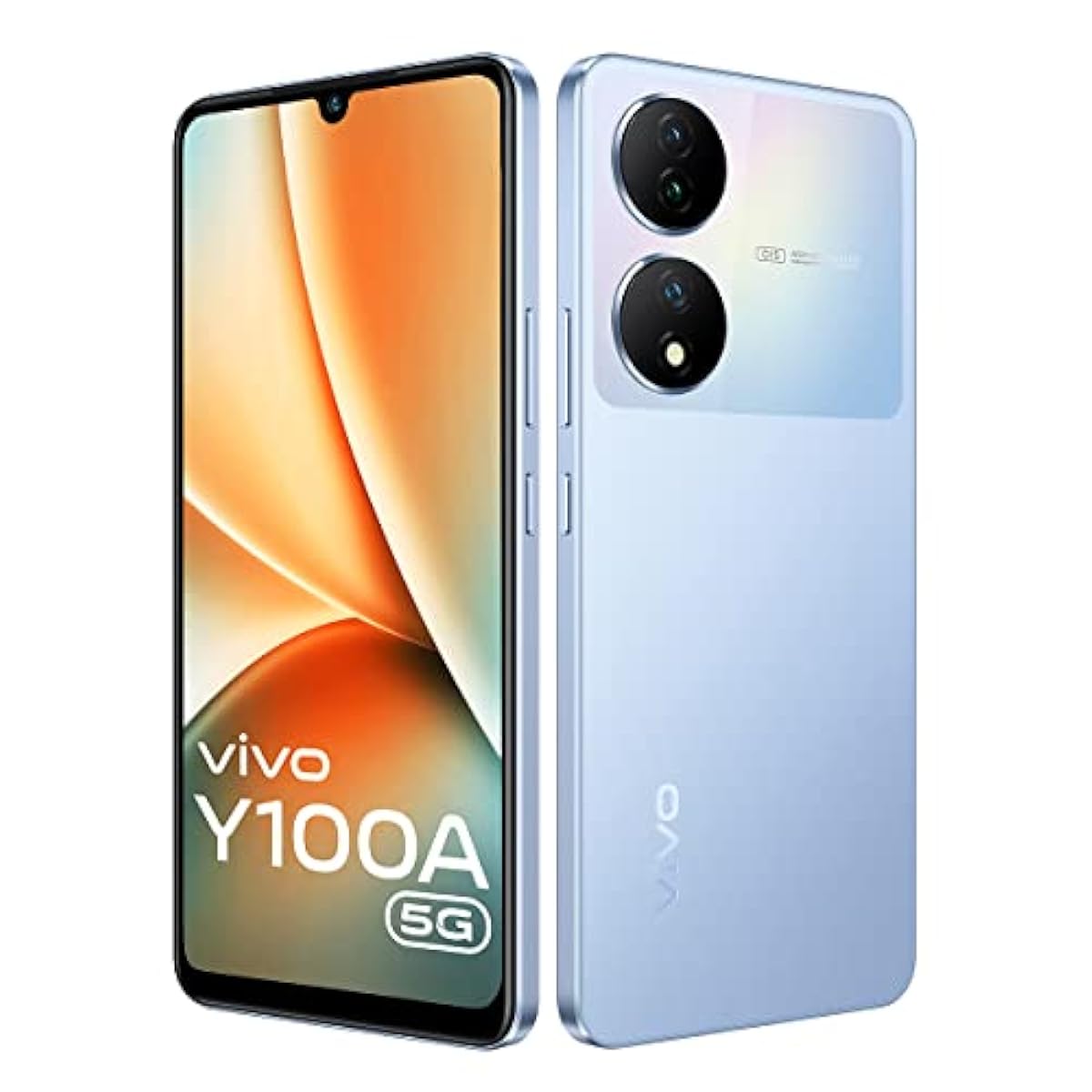 Vivo Y100A 5G (Metal Black, 8GB RAM, 256GB Storage) with No Cost EMI/Add