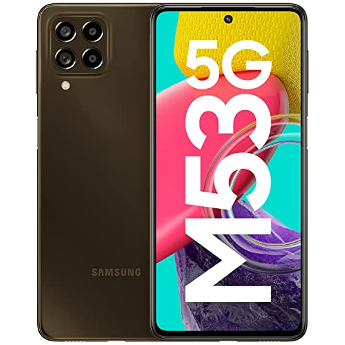 Samsung Galaxy M53 5G (Emerald Brown, 6GB, 128GB Storage) | 108MP | sAmo