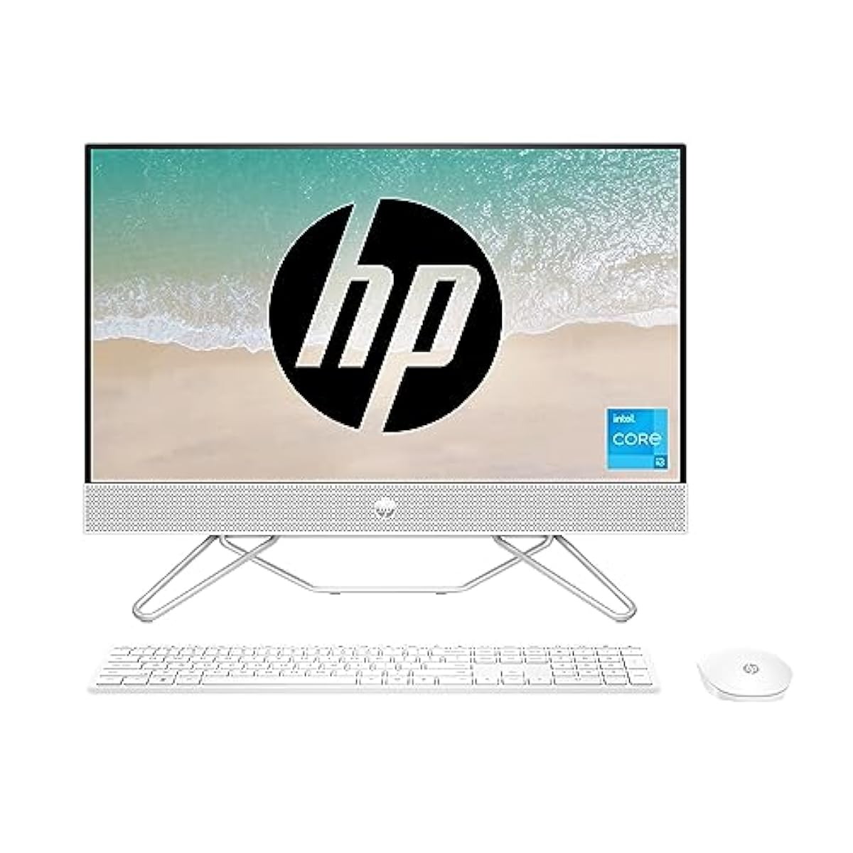 HP AIO PC 12th Gen Intel Core i3-1215U, 23.8inch(60.5 cm) FHD, Three-Sided - Afbeelding 7 van 7