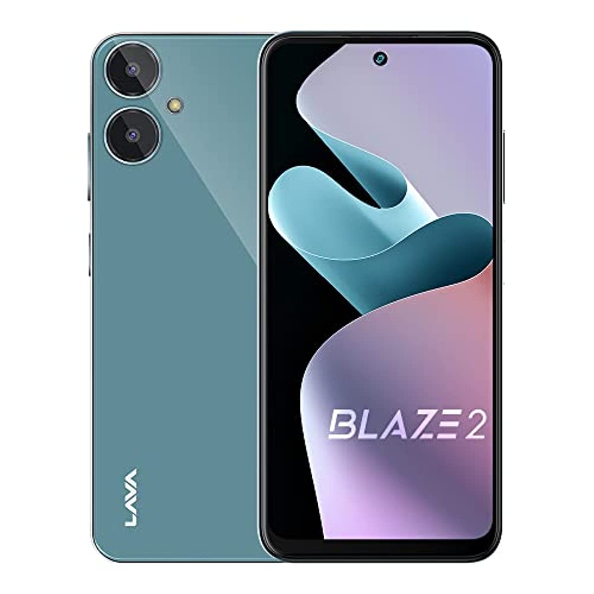 Lava Blaze 2 (6GB RAM, 128GB Storage) - Glass Blue | 18W Fast Charging | - Picture 2 of 2