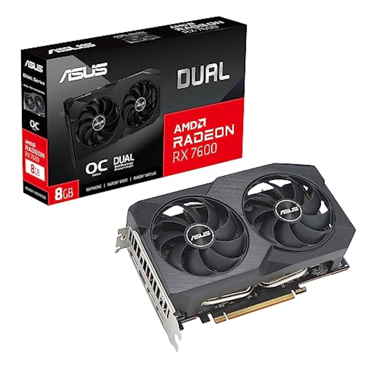 ASUS Dual Radeon Rx 7800 Xt Oc Edition 16Gb Gddr6 Graphic Card Pci_E_X16 - Picture 2 of 2
