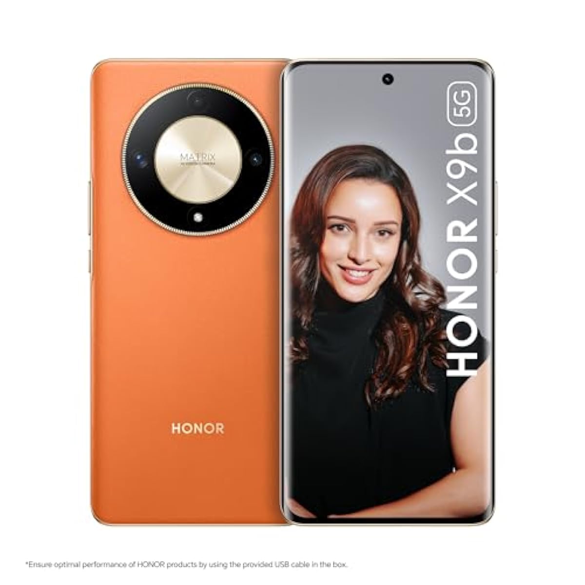 HONOR X9b 5G (Sunrise Orange, 8GB + 256GB) | factory Network Unlocked - Picture 3 of 3