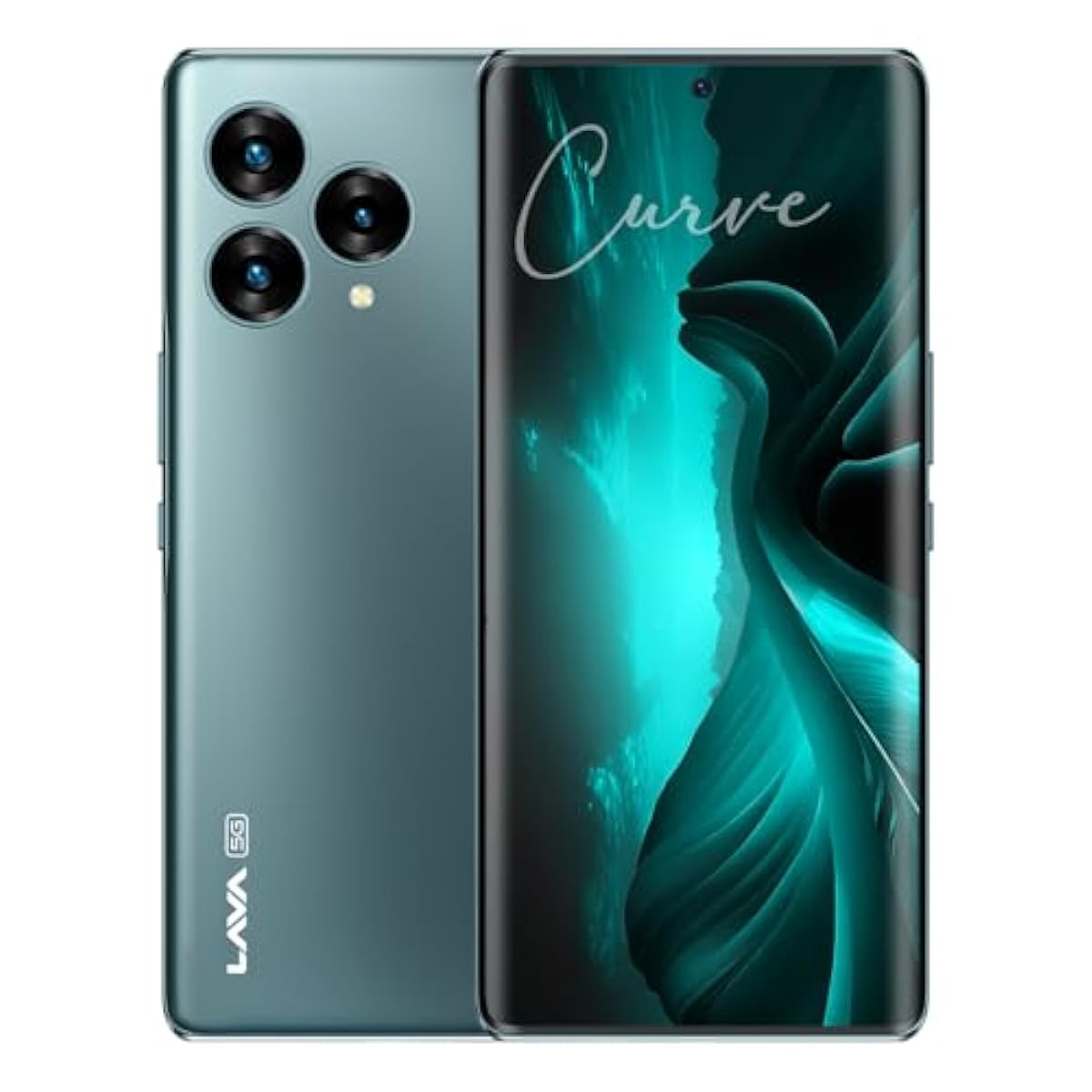 Lava Blaze Curve 5G (Glass Viridian, 8GB LPDDR5 RAM, UFS 3.1 128GB Stora - Picture 2 of 3