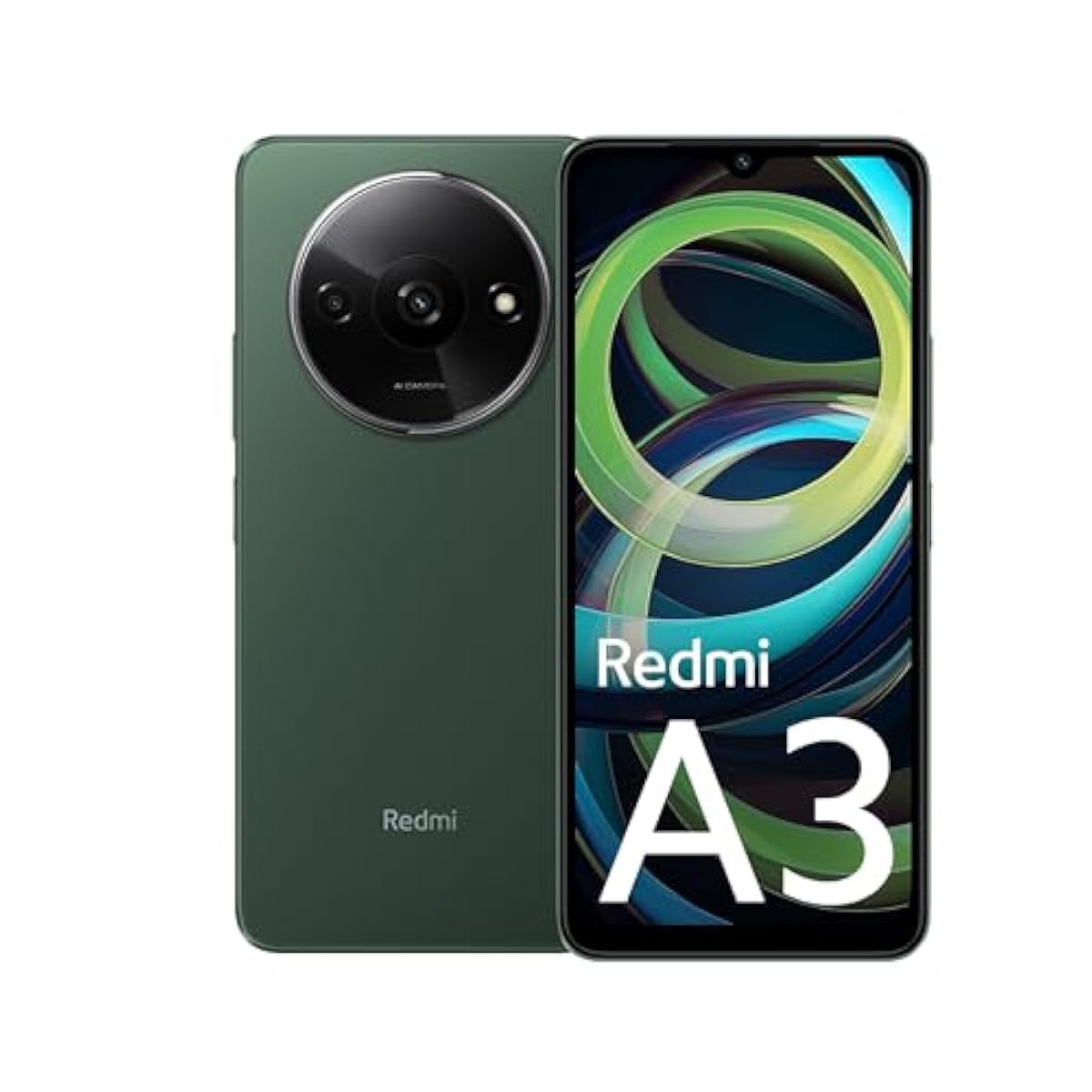 Redmi A3 (Lake Blue, 3 GB RAM, 64 GB pamięci masowej) | Premium Halo Design | 90 Hz - Zdjęcie 8 z 9