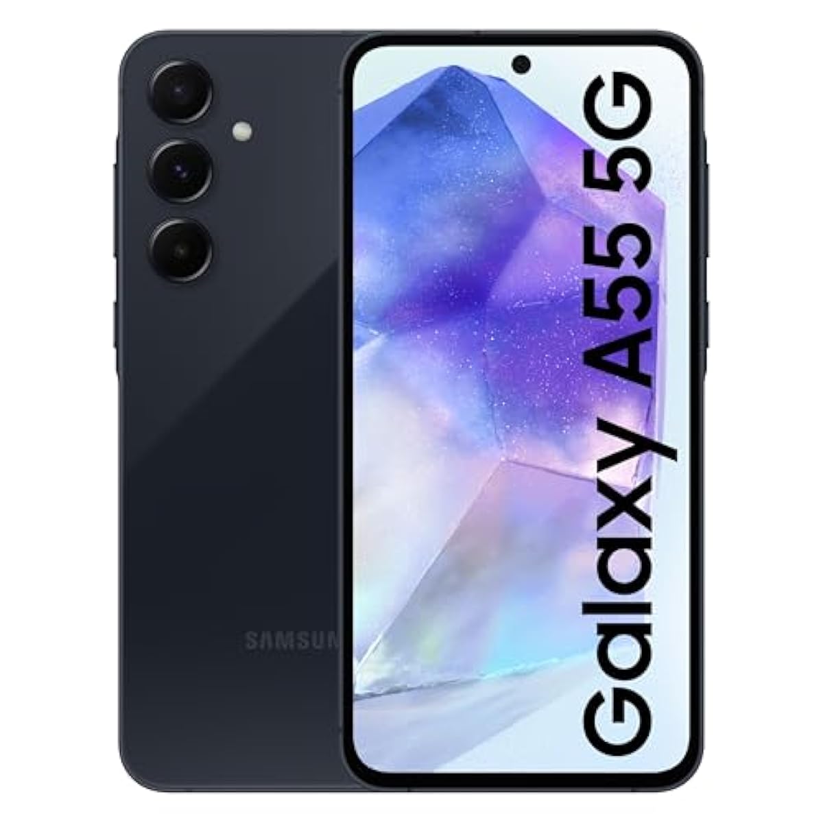 samsung Galaxy A55 5G (Awesome Navy, 8GB RAM, 128GB Storage) Without Off - Picture 2 of 4