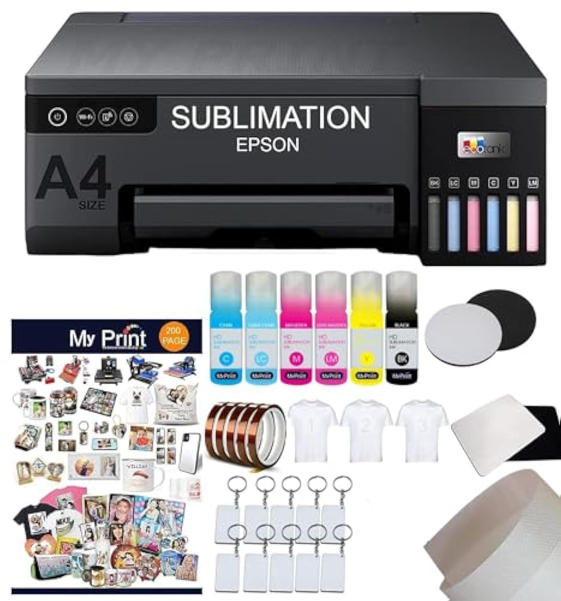 EcoTank L8050 | A4 SIZE 6 Color Printer | 3D PRINTER | (with EPSON INK) - Picture 3 of 3
