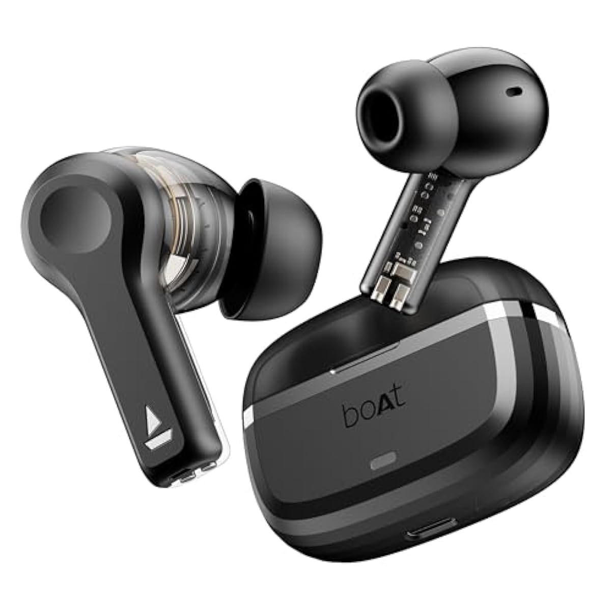 boAt Nirvana Space Écouteurs intra-auriculaires vraiment sans fil avec audio spatial 360º, - Photo 2 sur 6