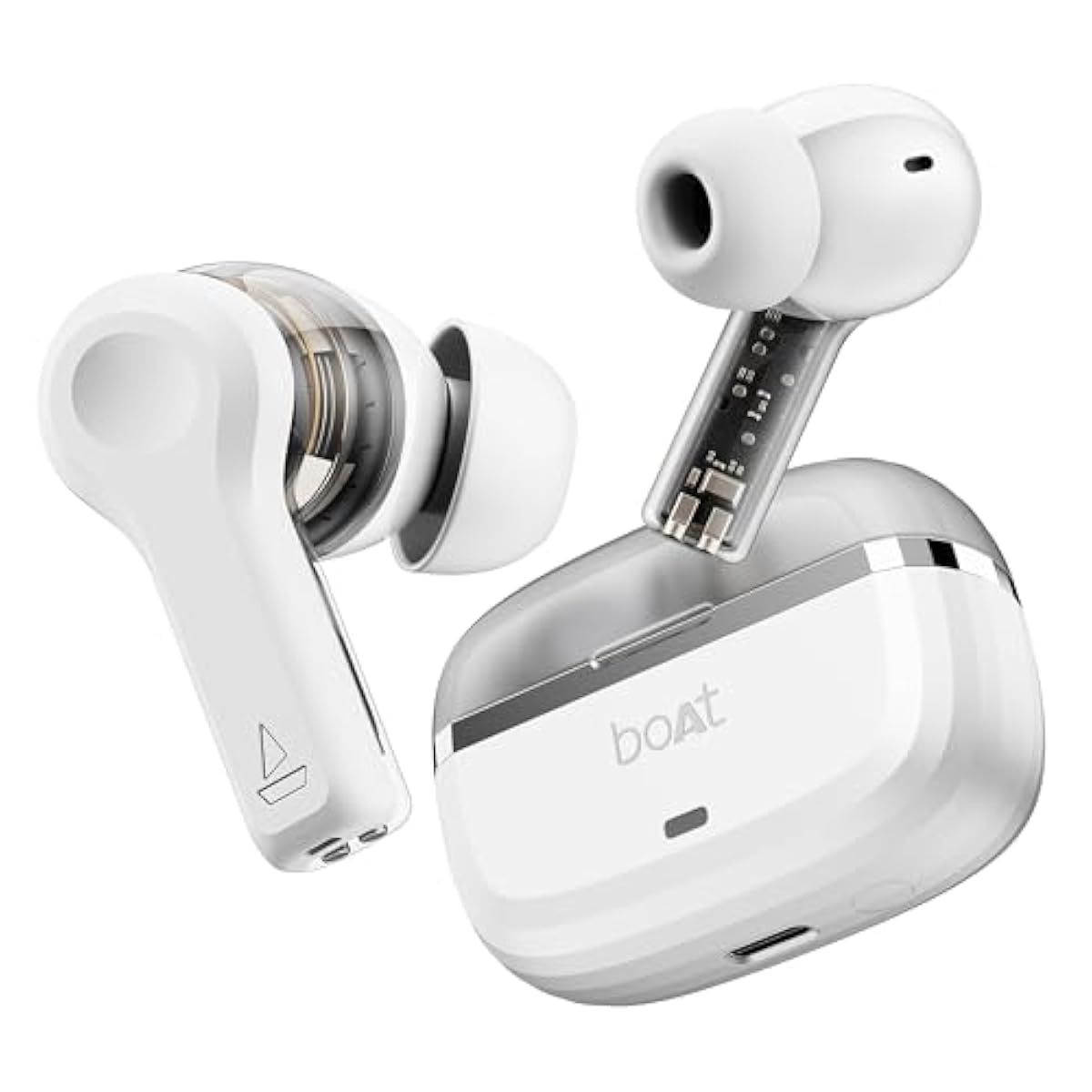 boAt Nirvana Space Écouteurs intra-auriculaires vraiment sans fil avec audio spatial 360º, - Photo 5 sur 6