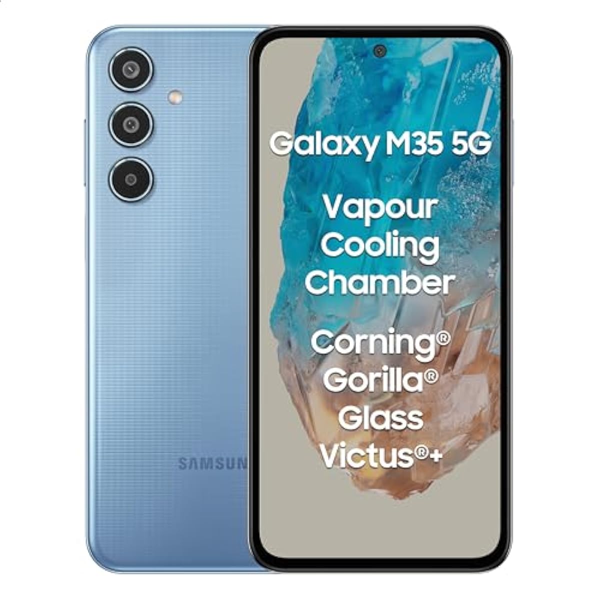 Samsung Galaxy M35 5G (DayBreak Blue,6GB RAM,128GB Storage)|
