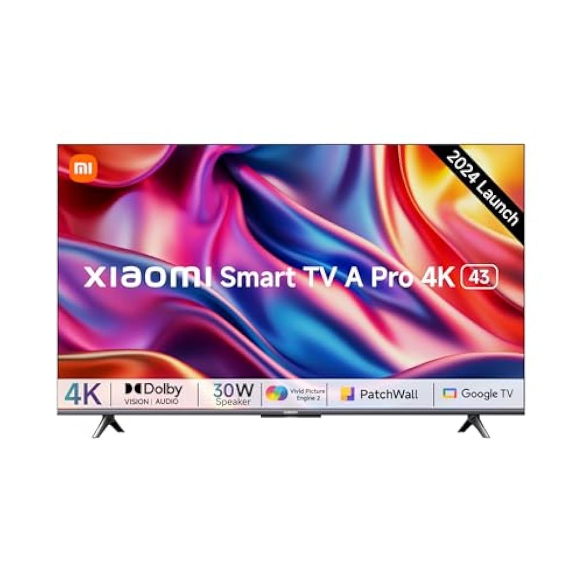 Téléviseur XIAOMI QLED 43" A Pro 2026 - UltraHD 4K, Dolby Audio, Google TV (Android TV)