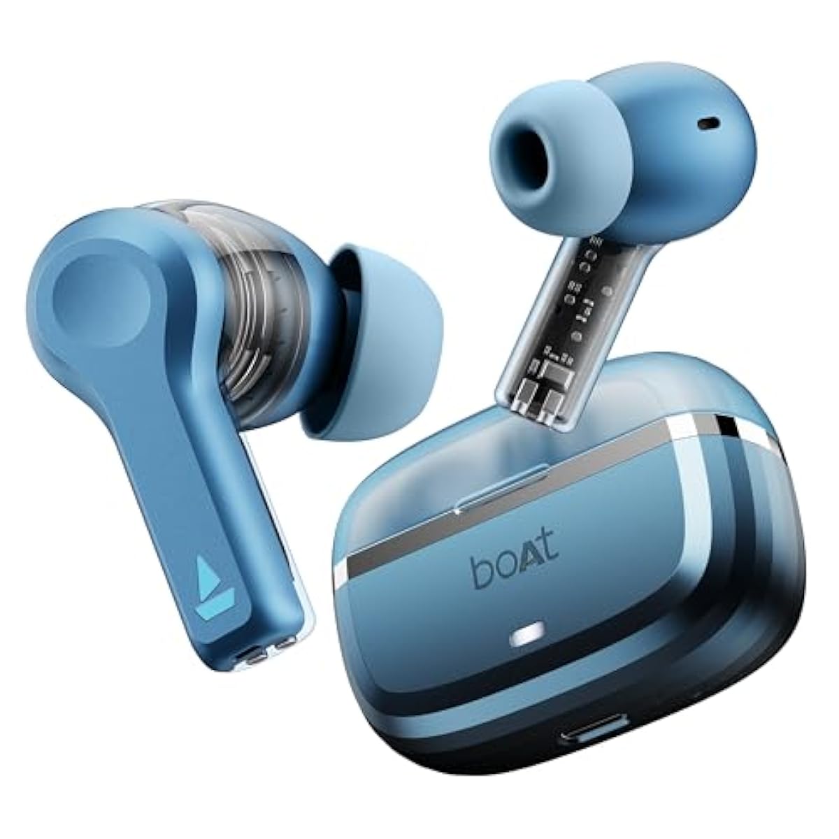 boAt Nirvana Space Écouteurs intra-auriculaires vraiment sans fil avec audio spatial 360º, - Photo 3 sur 6