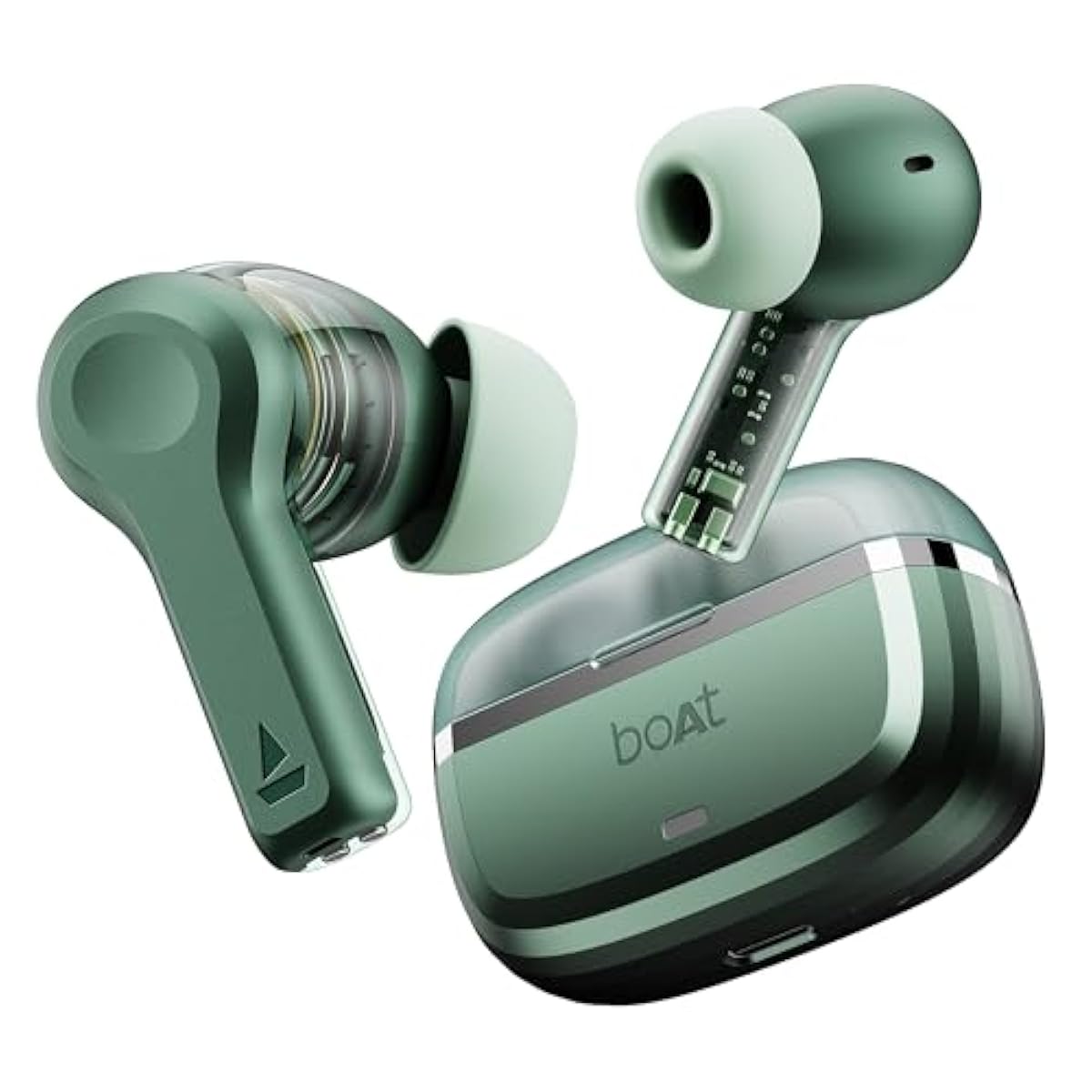 boAt Nirvana Space Écouteurs intra-auriculaires vraiment sans fil avec audio spatial 360º, - Photo 4 sur 6