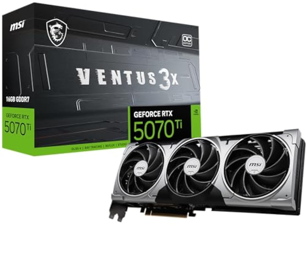 MSI GeForce RTX 5070 Ti 16G Gaming Trio OC Plus Graphic Card - NVIDIA Ge - Picture 2 of 3