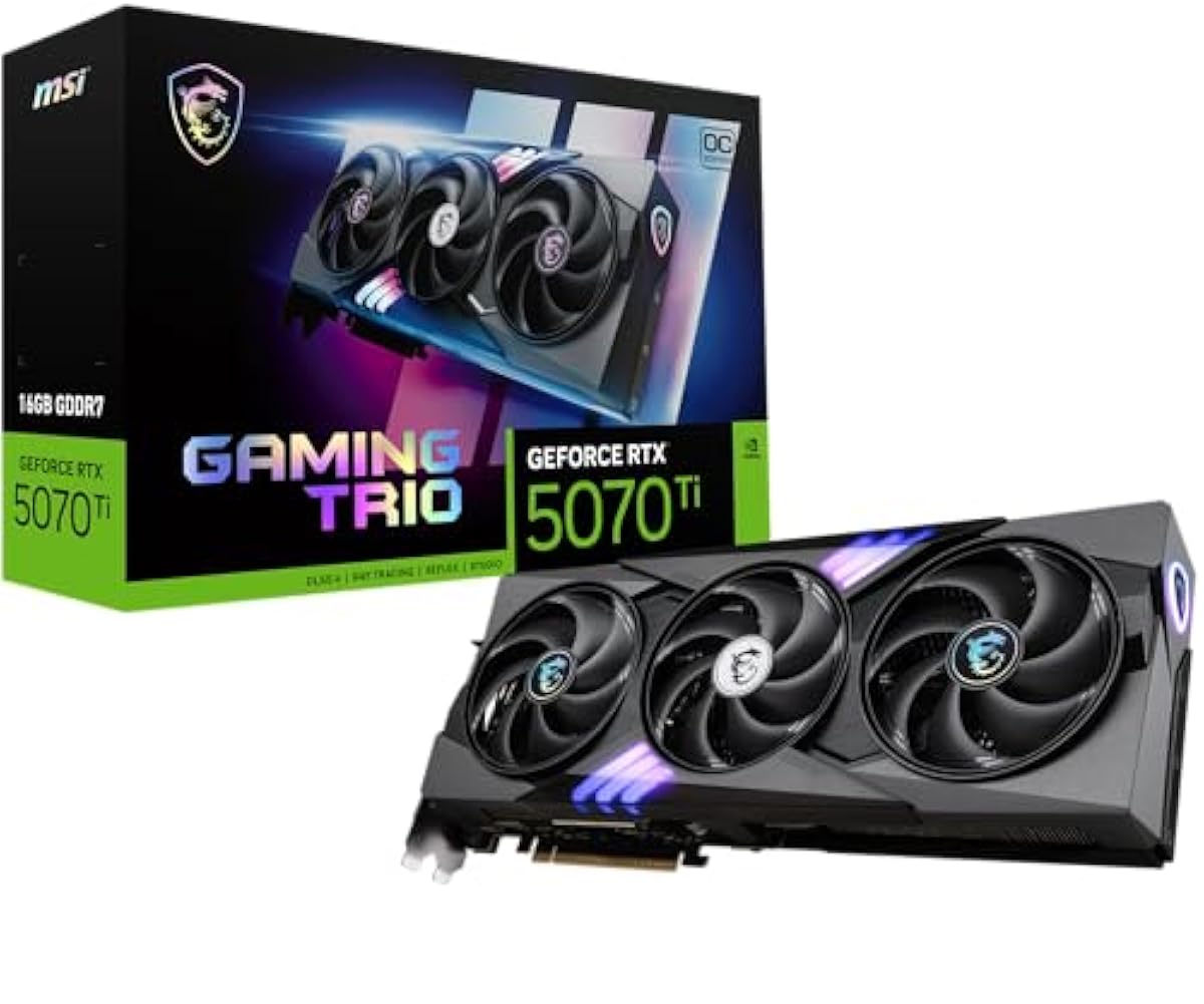 MSI GeForce RTX 5070 Ti 16G Gaming Trio OC Plus Graphic Card - NVIDIA Ge - Picture 3 of 3