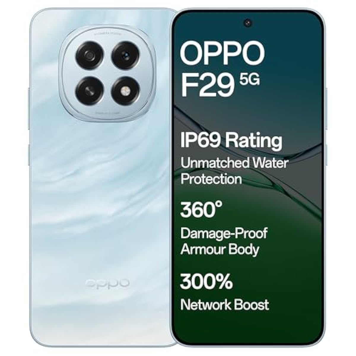 OPPO F29 5G (Solid Purple, 8GB RAM, 128GB Storage) with No Cost EMI/Addi