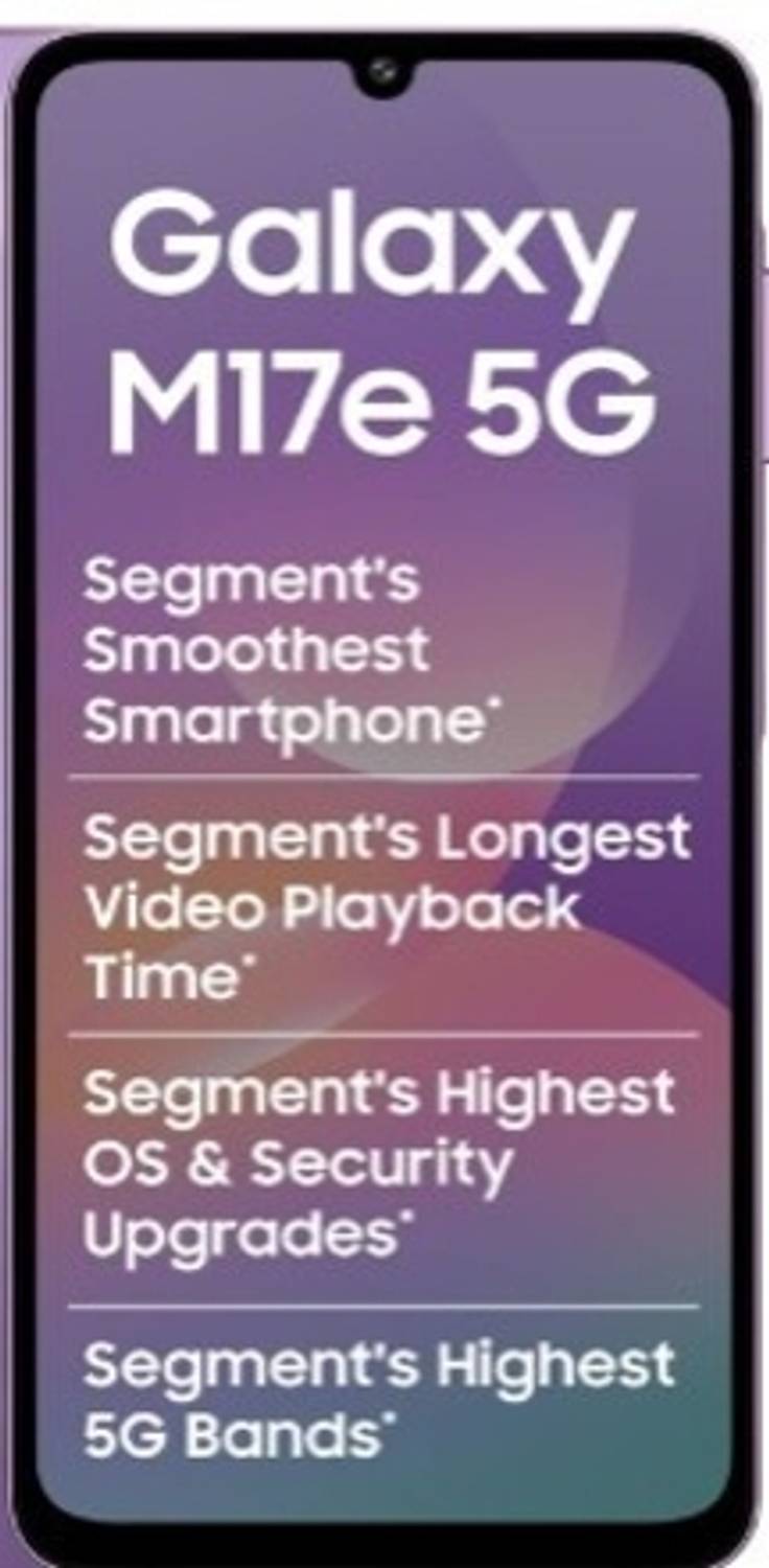 Samsung Galaxy M17e Blitz Blue 128 GB Indian Sim Unlocked Global Version
