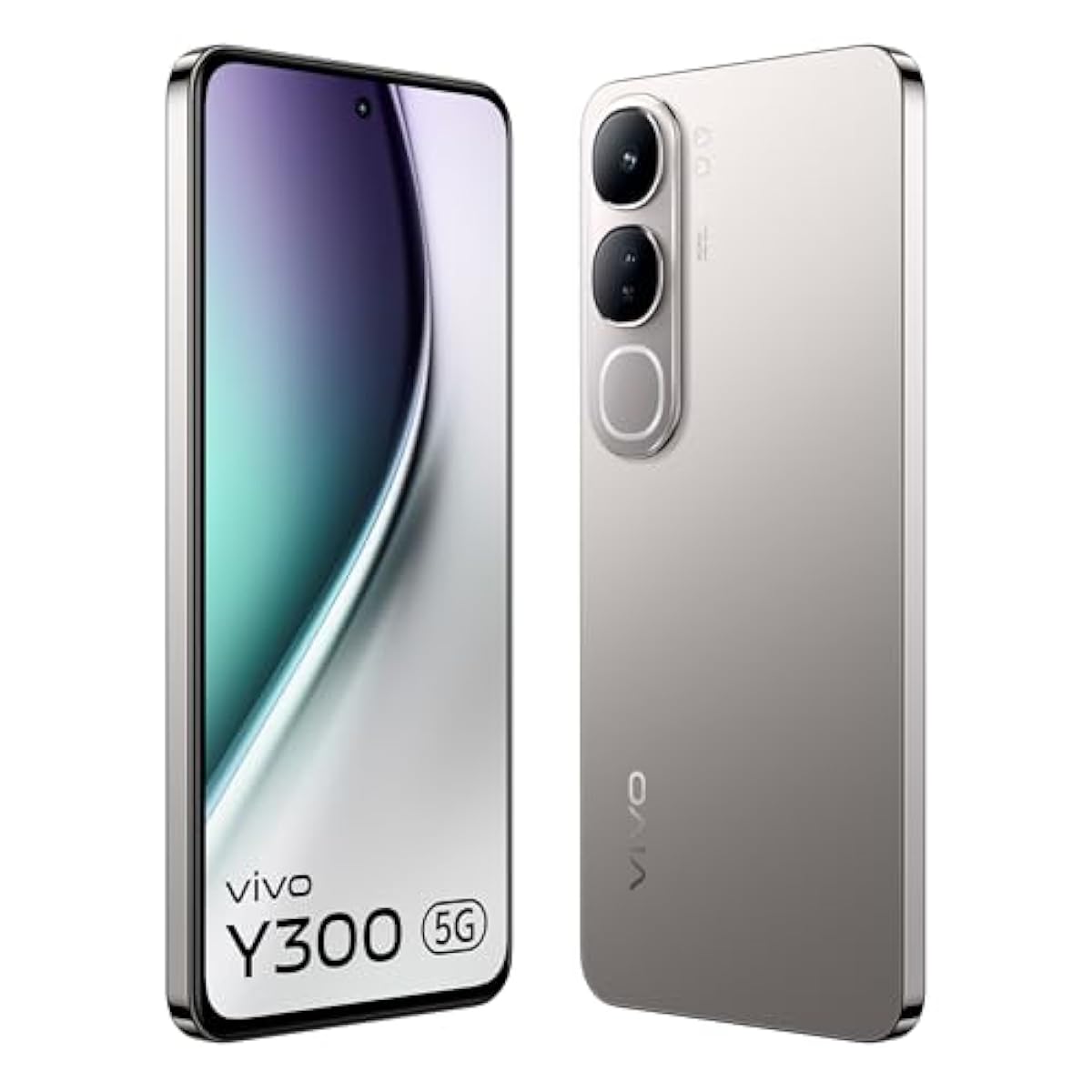 Vivo Y300 5G (Titanium Silver, 8GB RAM, 256GB Storage) with No Cost EMI/