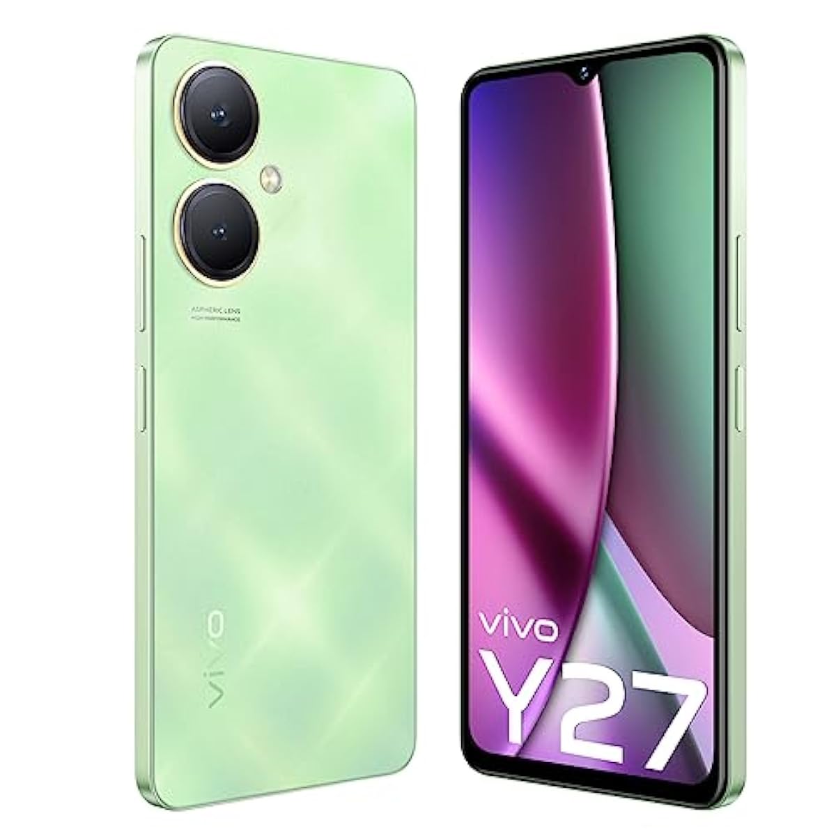 Vivo Y27 (Garden Green, 6GB RAM, 128GB Storage) with No Cost EMI/Additio