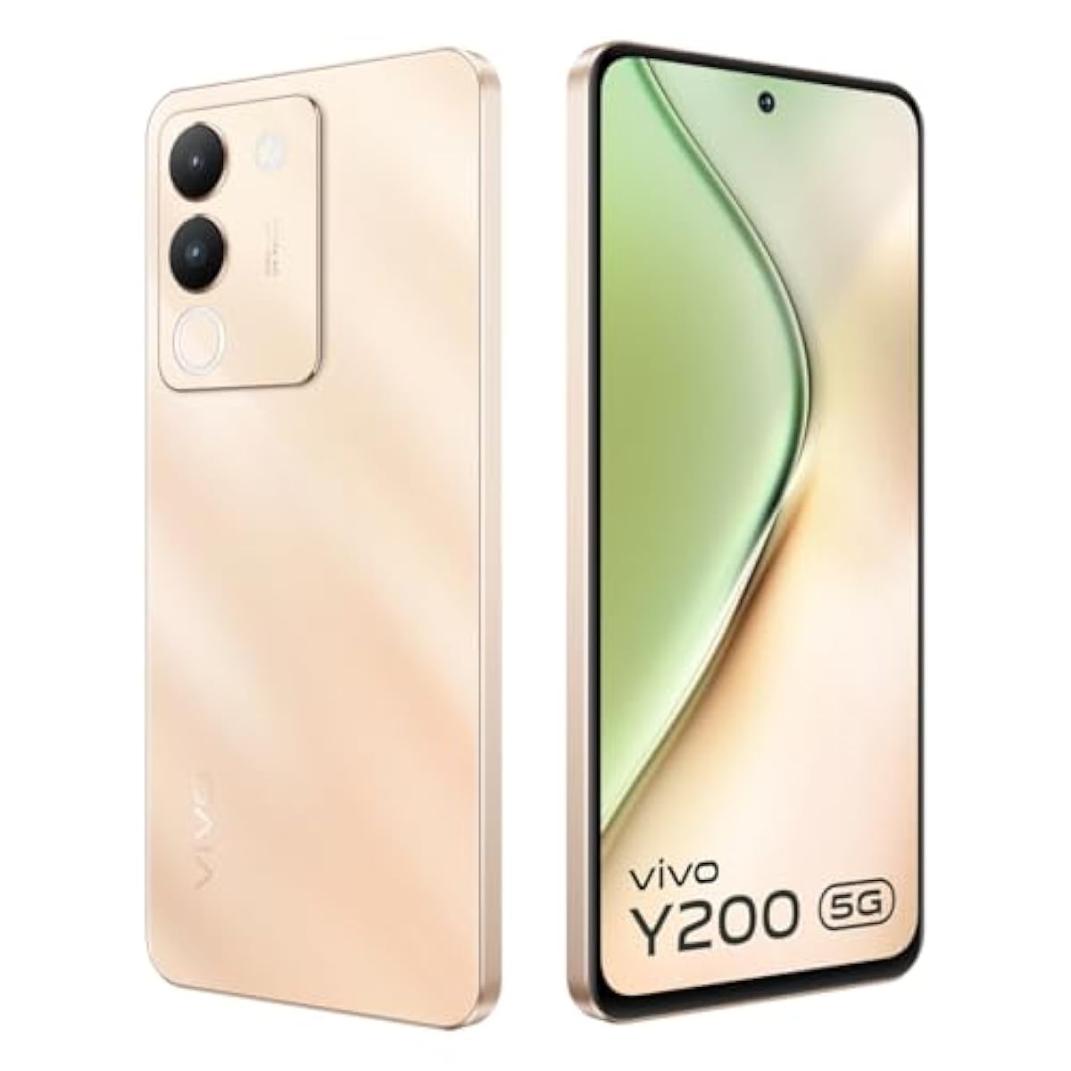 Vivo Y200 5G (Desert Gold, 8GB RAM, 256GB Storage) with No Cost EMI/Addi