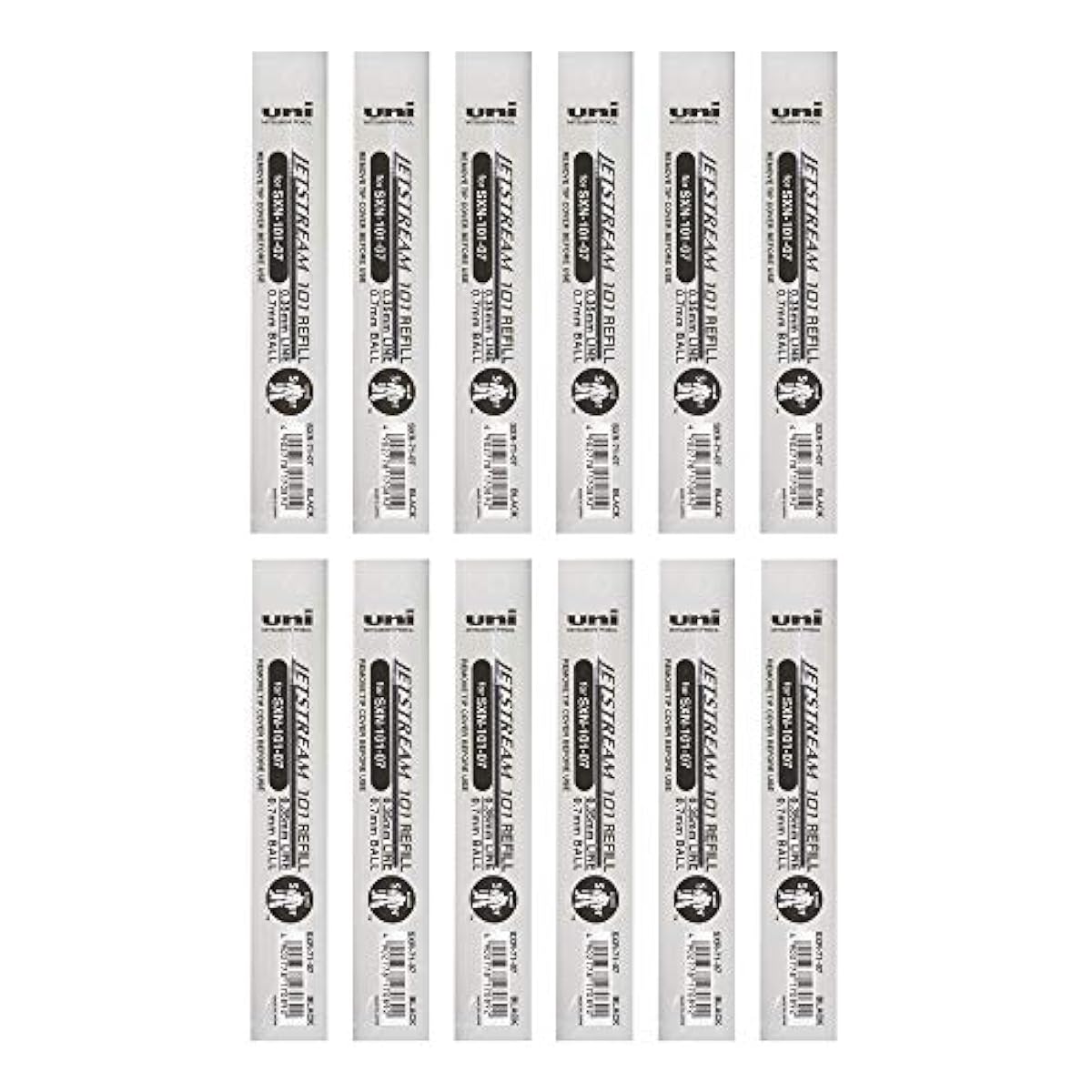 UNI-BALL SXR-71 0.7mm Ball Pen Refill | Usable for SXN-101 | Black Ink,