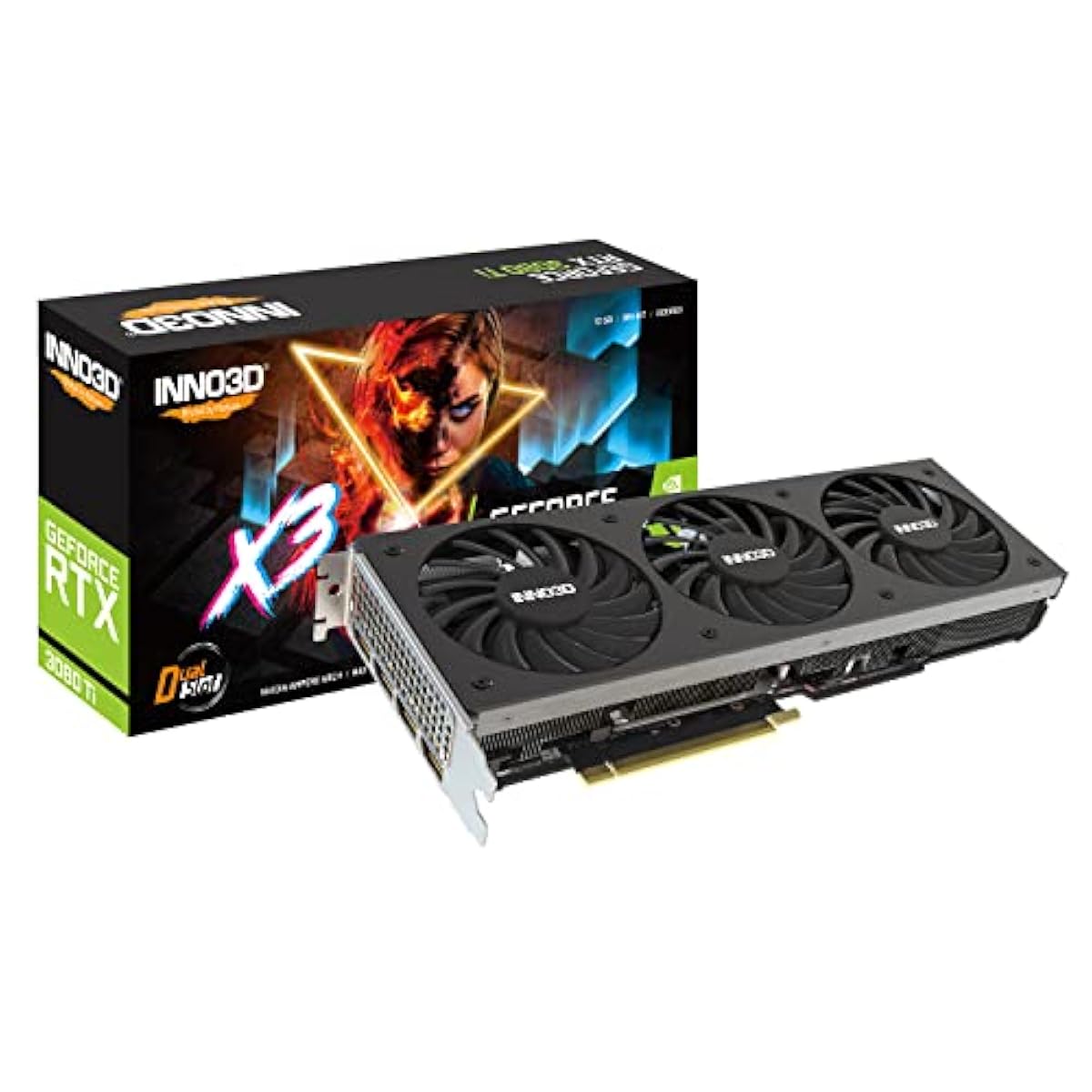 【ジャンク】INNO3D NVIDIA GeForce RTX 3080 Inno3D NVIDIA GEFORCE RTX 3080 Ti X3 12GB GDDR6X 384-bit