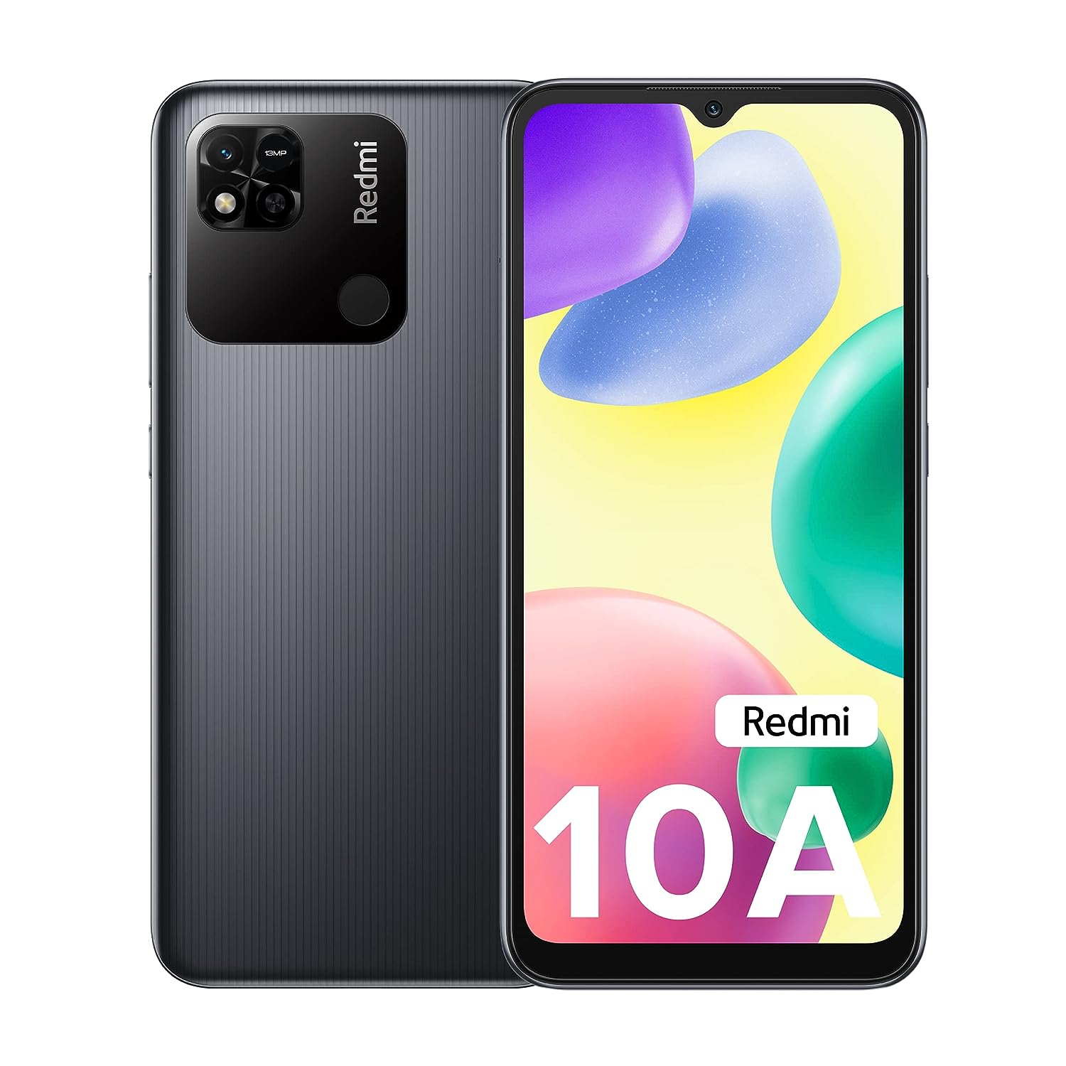 Redmi 10A (Charcoal Black, 4GB RAM, 64GB Storage) | 2 Ghz