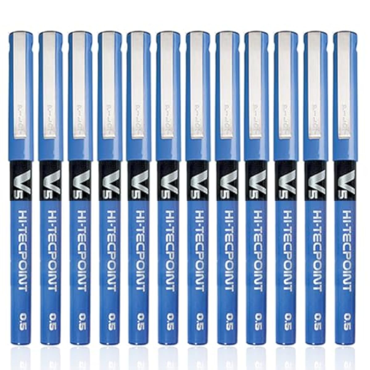 Pilot Hi-Tecpoint V5 Pen, Blue - Pack of 12