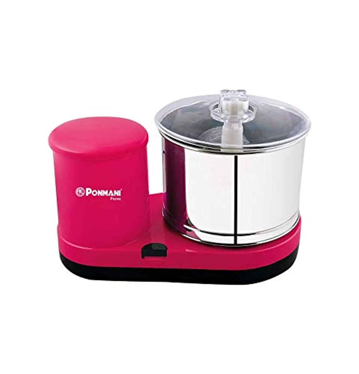 Ponmani Prime - 2Lit Table Top Wet Grinder (Pink), 180 Watt