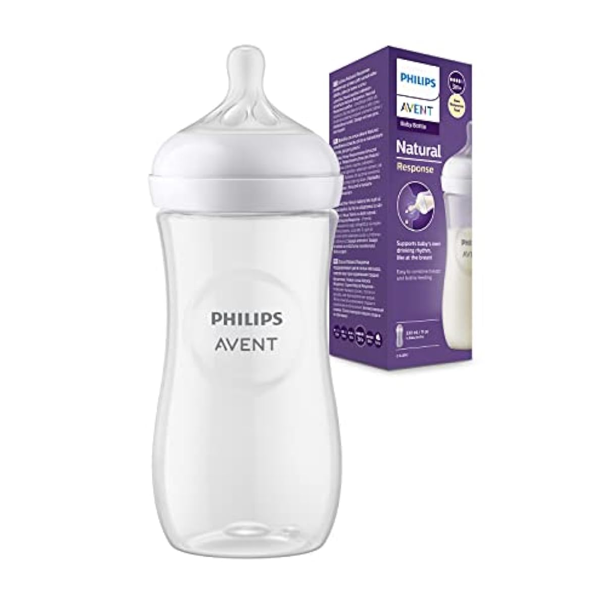 Philips Avent Natural Response Baby Feeding Bottle - 330ml Baby Milk Bot