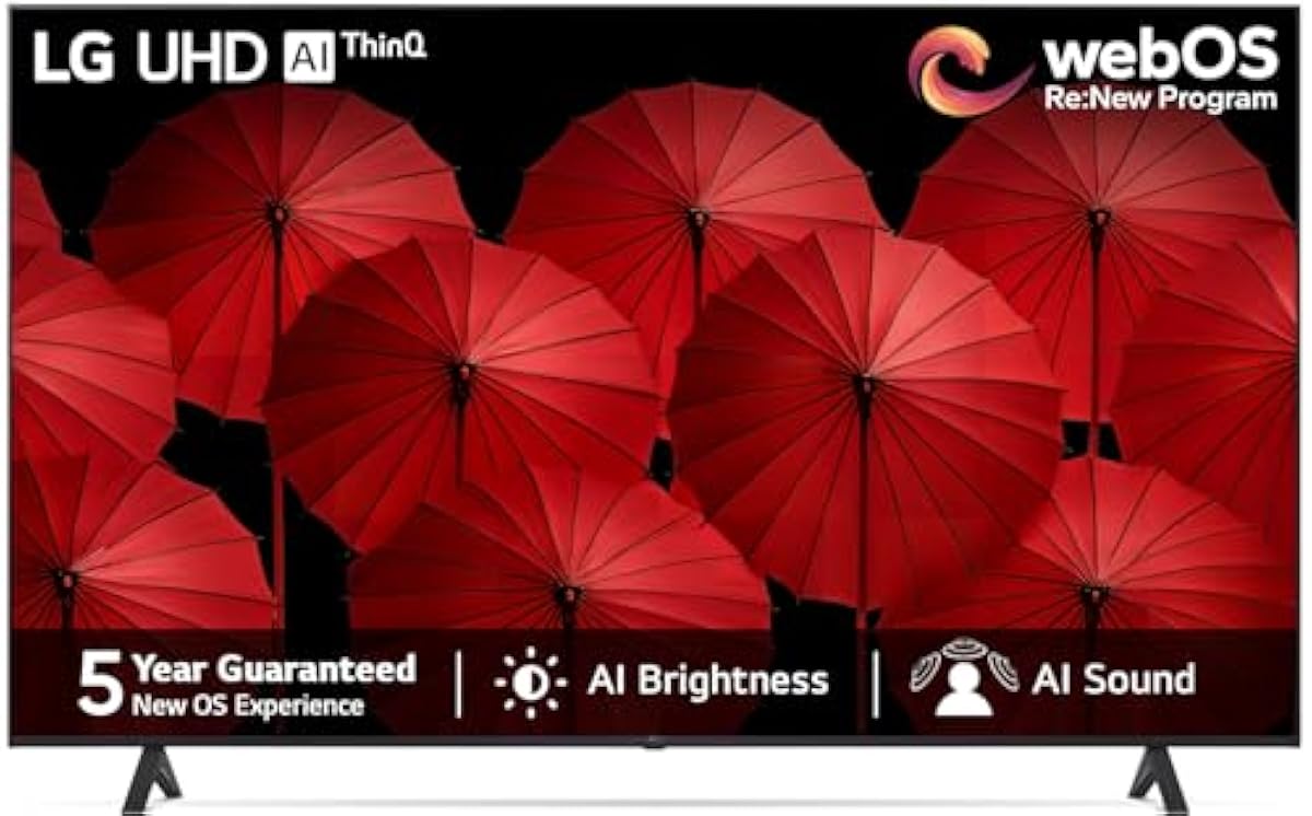 LG 108 cm (43 inches) 4K Ultra HD Smart LED TV 43UR7500PSC (Dark Iron Gr