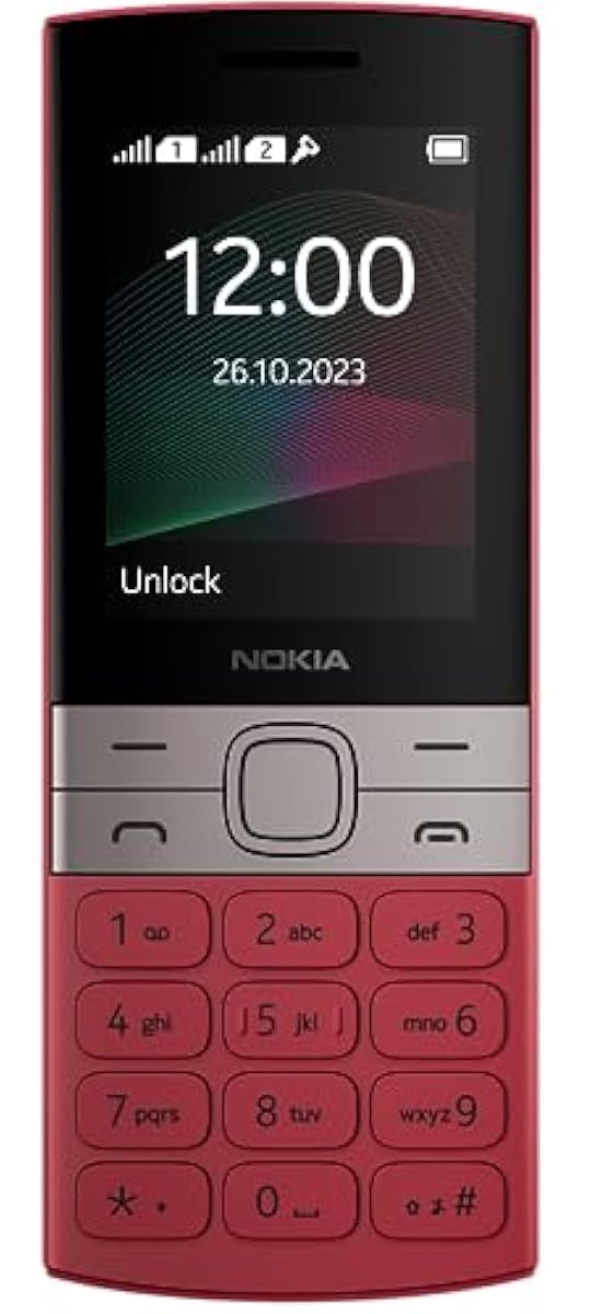 Nokia 150 Dual SIM Premium Keypad Phone | Rear Camera, Long Lasting Batt