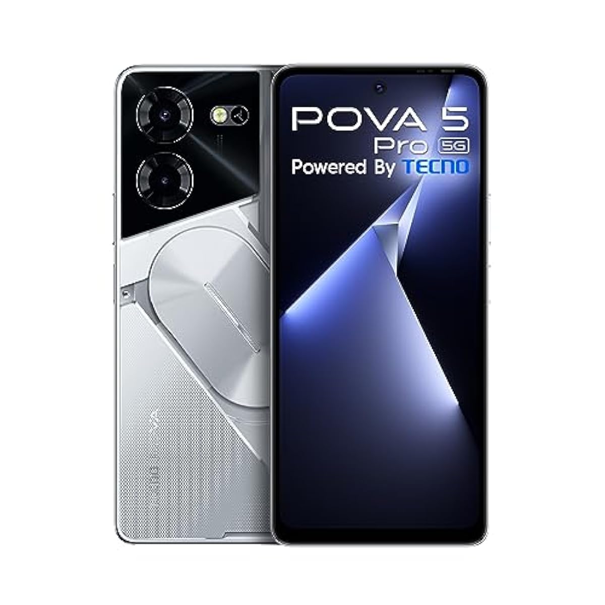 Pova 5 Pro 5G (Silver Fantasy, 8GB RAM,256GB Storage)| Segment 1st 68W U