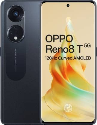 Oppo Reno 8T 5G (Midnight Black, 8GB RAM, 128GB Storage)