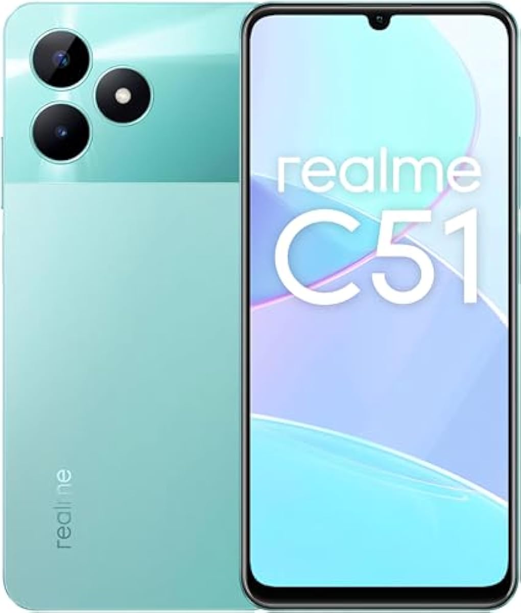 realme C51 (Mint Green, 4GB RAM, 64GB Storage)