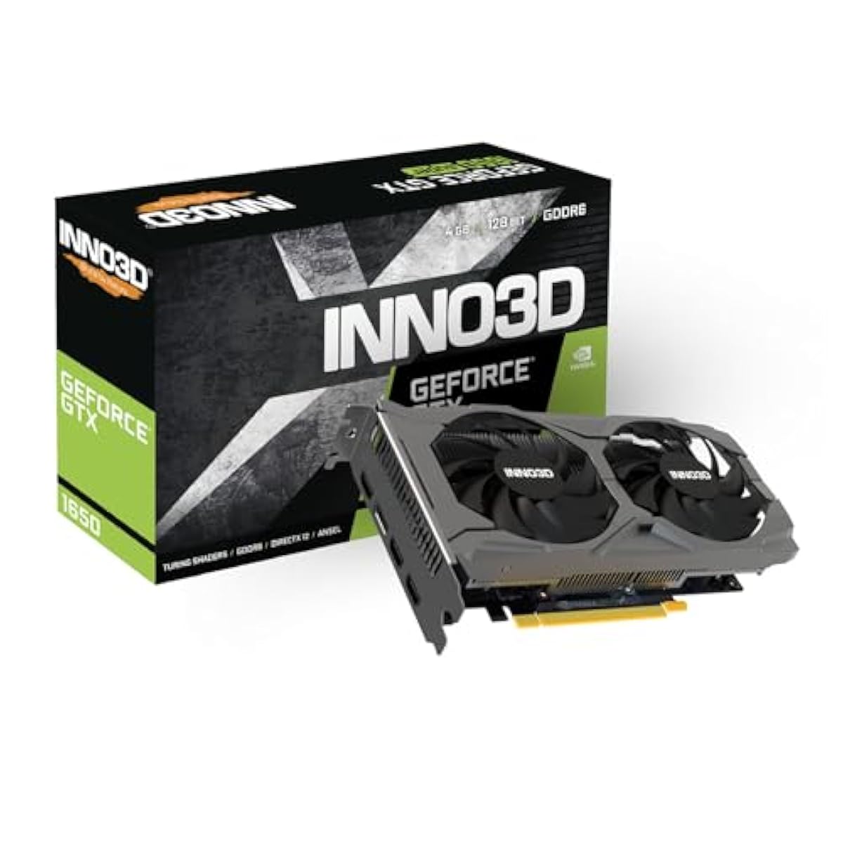 INNO3D NVIDIA GEFORCE GTX 1650 GDDR6 Twin X2 OC V3 4GB 128-bit PCI