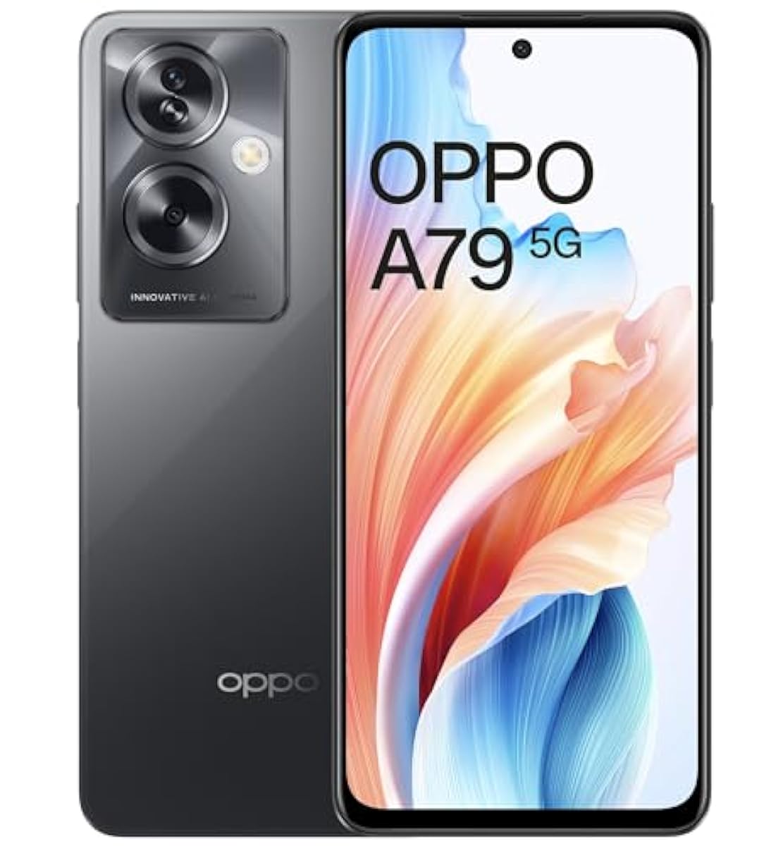 OPPO A79 5G ブラック 本体 初期化済み Oppo A79 5G (Mystery Black, 8GB RAM, 128GB Storage) | 5000 mAh