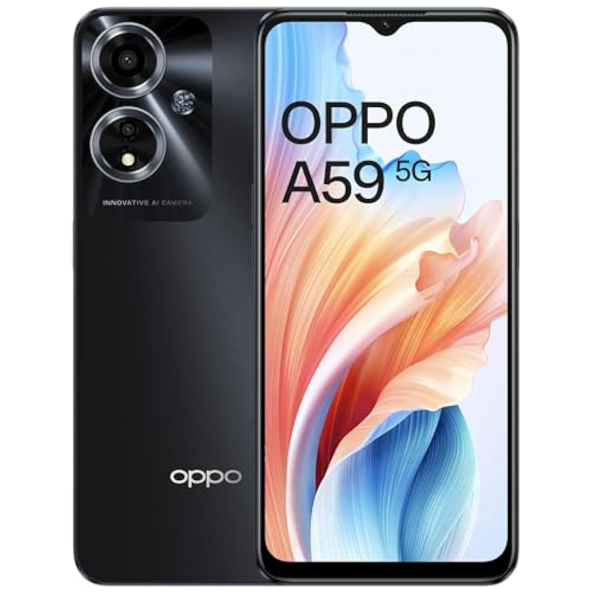 OPPO A59 5G (Starry Black, 6GB RAM, 128GB Storage) | 5000 mAh