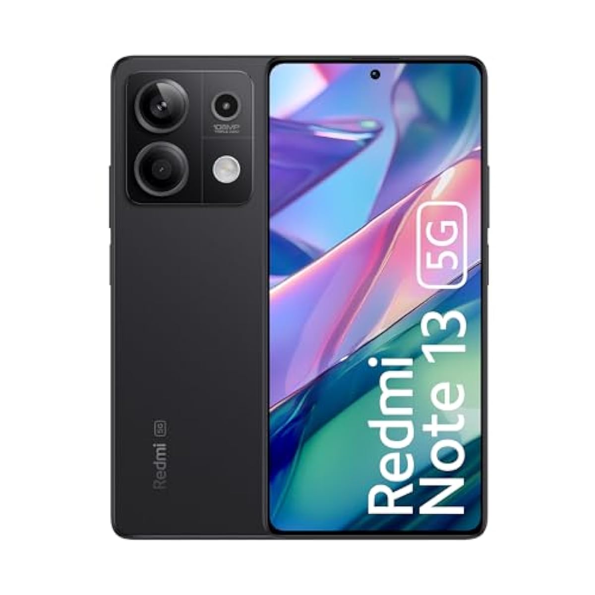Redmi Note 13 5G (Stealth Black, 6GB RAM, 128GB Storage) | 5G Ready | 12