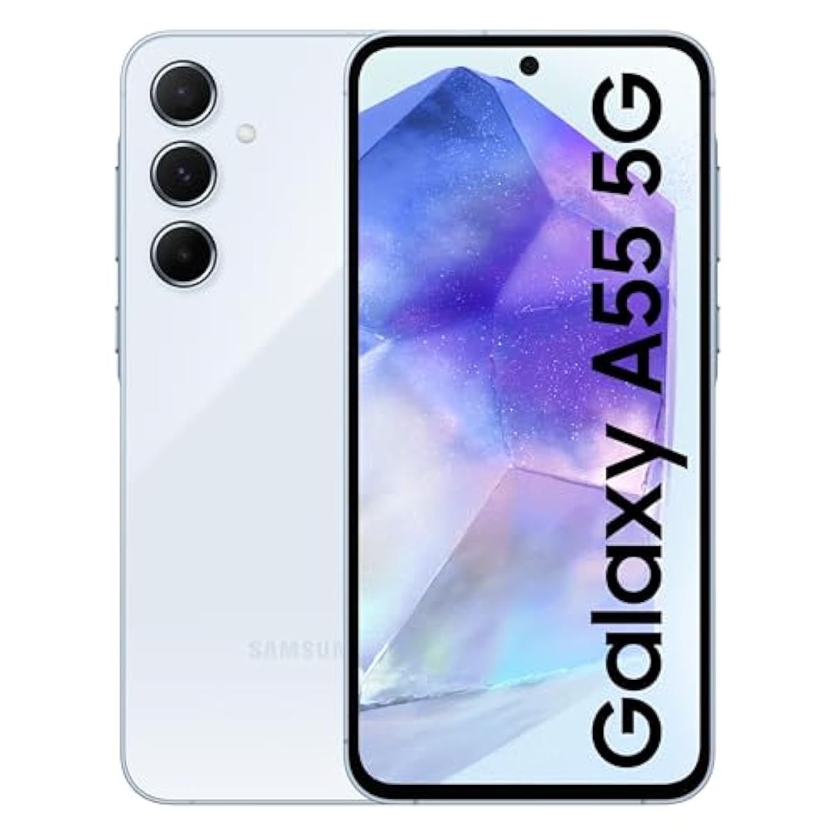 Samsung Galaxy A55 5G (Awesome Iceblue, 12GB RAM, 256GB Storage