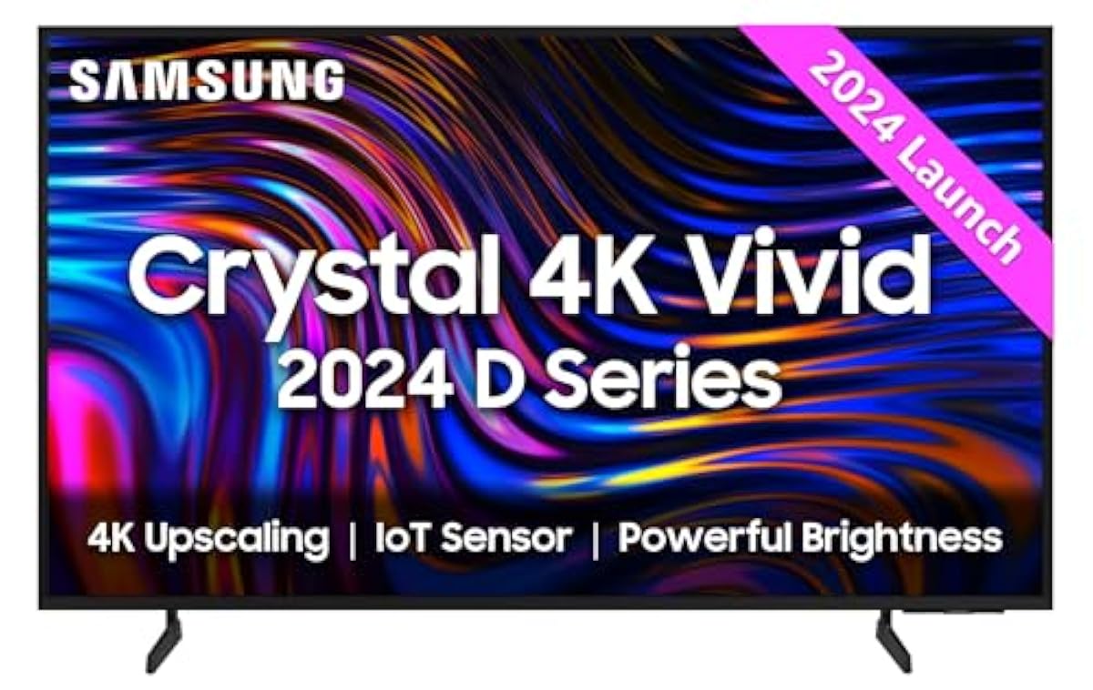 Samsung 108 cm (43 inches) D Series Crystal 4K Vivid Ultra HD Smart LED