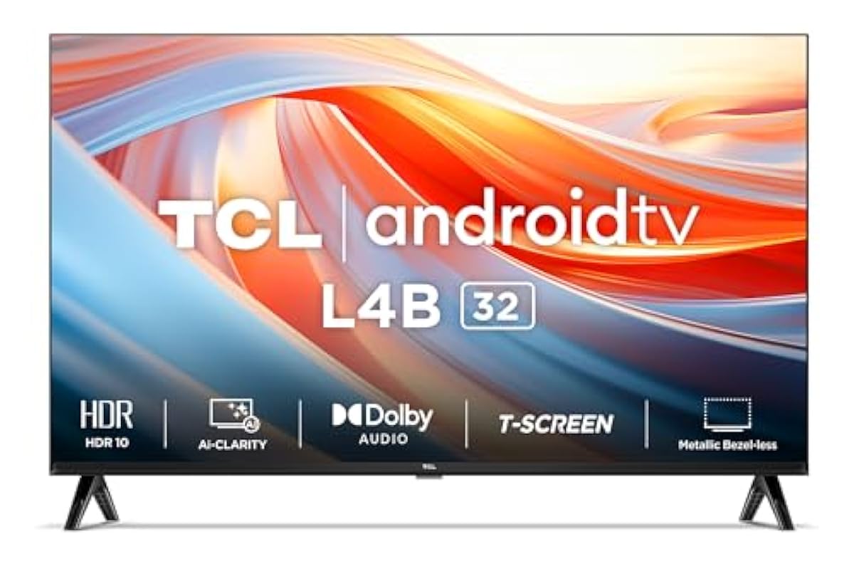 TCL 80.04 cm (32 inches) Metallic Bezel-Less HD Ready Smart Android LED