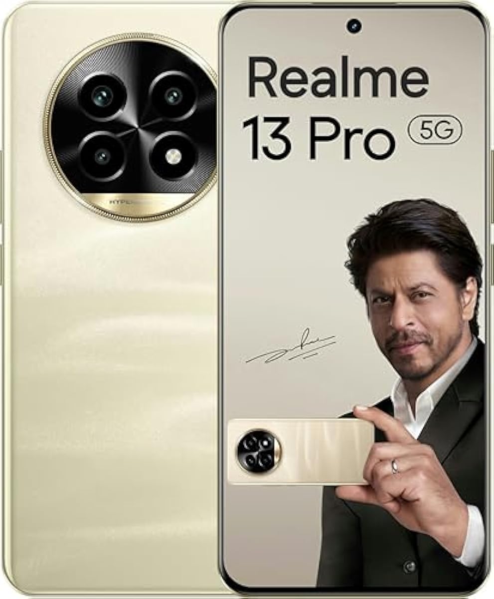 REALME 13 Pro 5G (Monet Gold, 8GB RAM, 256GB Storage) | Upto 16GB Dynami
