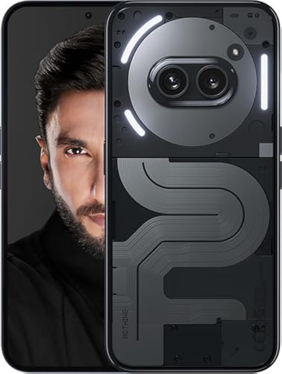 Nothing Phone (2a) Plus (Black, 8GB RAM, 256GB Storage) | Up to