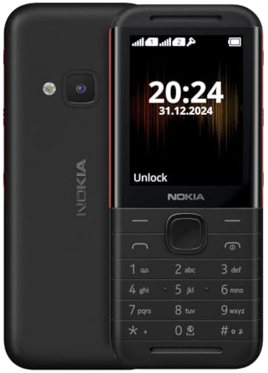 Nokia 5310 Dual SIM Keypad Phone with MP3 Player, Wireless FM Radio and
