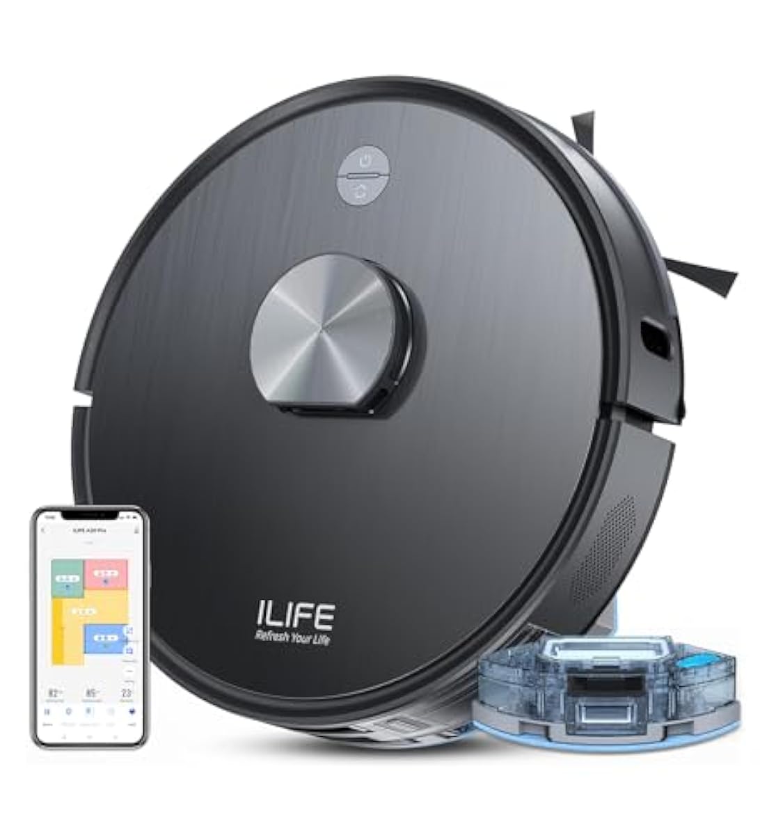 ILIFE A20 Pro Robot Vacuum Cleaner & Mopping,6500Pa Strong Suction,A