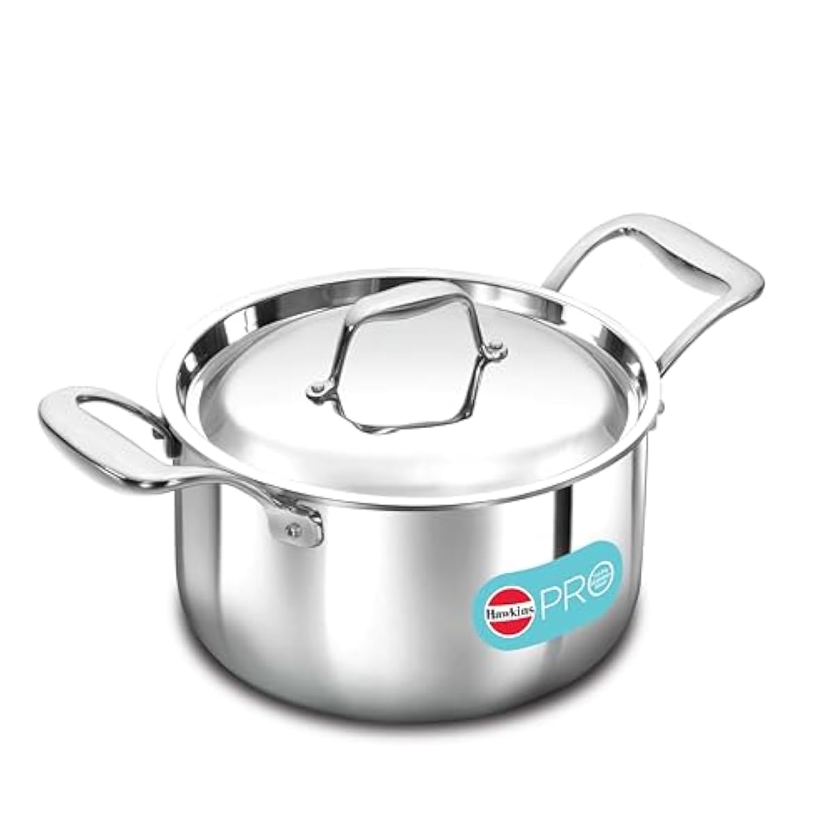 Hawkins 3 Litre Pro TriPly Stainless Steel Milk Pan with Stainless Steel