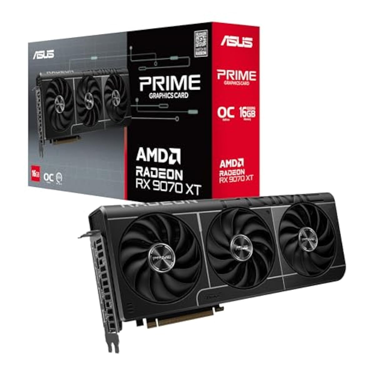 ASUS Prime Radeon™ RX 9070 XT OC Edition 16GB GDDR6 (PCI Express